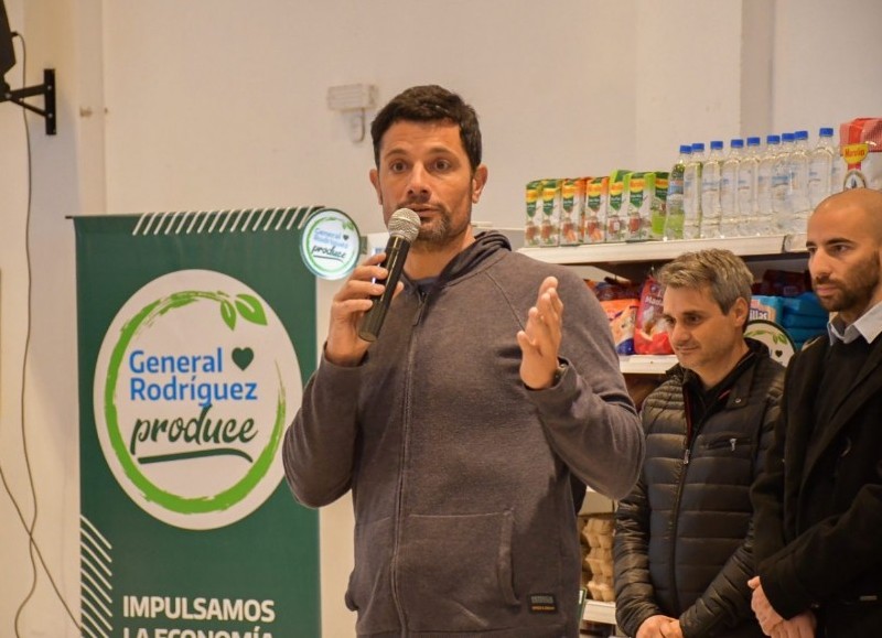 El intendente de General Rodríguez, Mauro García.