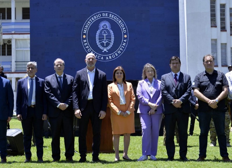 Presentación del Plan 90/10 por el Ministerio de Seguridad.