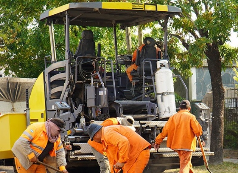 Las obras de repavimentación continuarán sobre esta misma arteria. 
