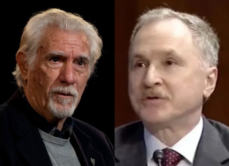 El ex diputado de la Unión Cívica Radical (UCR), Federico Storani, y el próximo embajador de Estados Unidos en Argentina, Peter Lamelas.