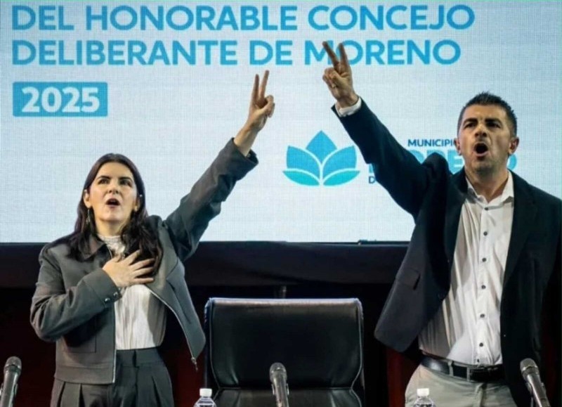 La intendente Mariel Fernández comandó el Concejo Deliberante.