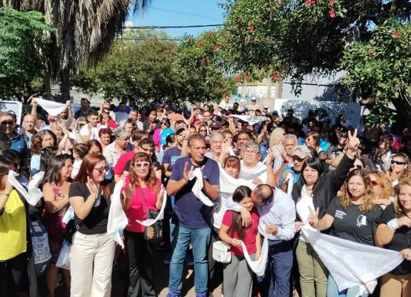 Manifestación en Moreno del 24 de marzo.