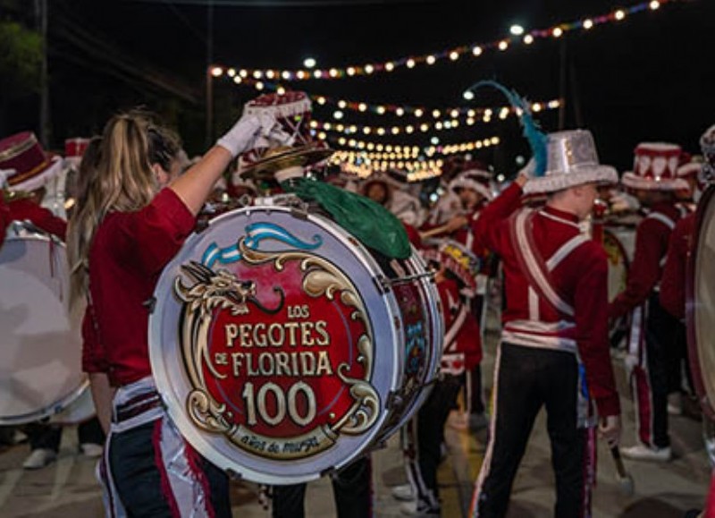 Festejos de los carnavales en Moreno.