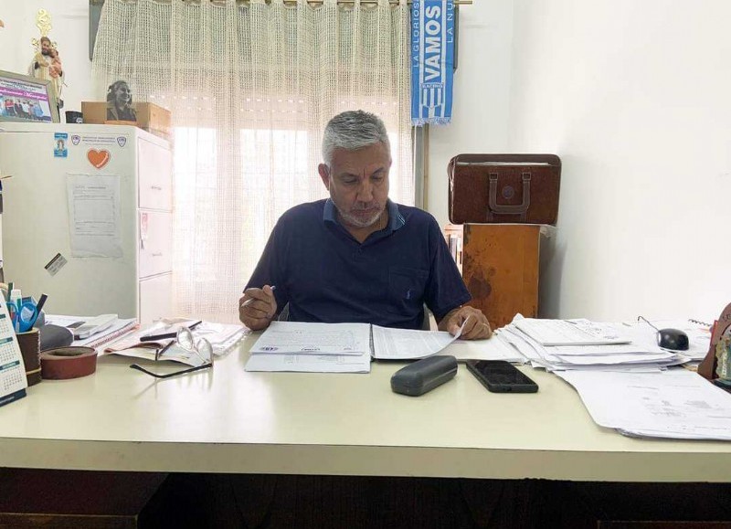 El secretario general del Sindicato de Trabajadores Municipales (STM) de Berazategui, Gabriel Carril Campusano.