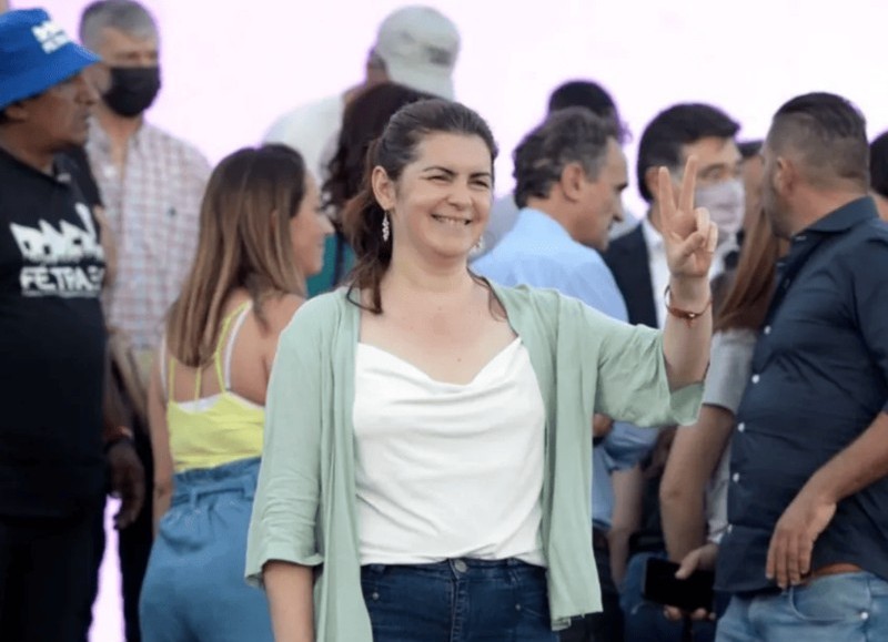 La intendente de Moreno, Mariel Fernández.