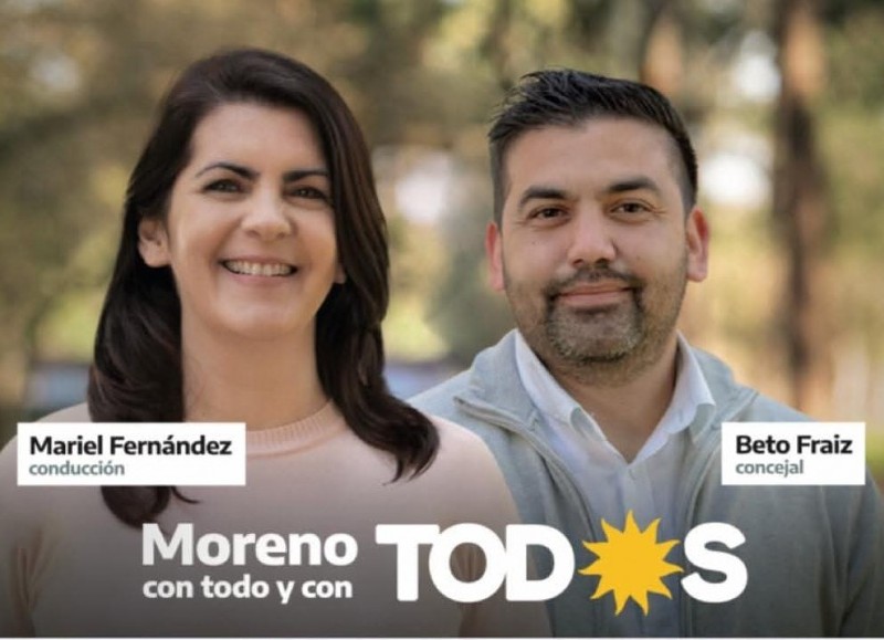 La jefa Comunal y el edil Alberto "Beto" Fraiz.