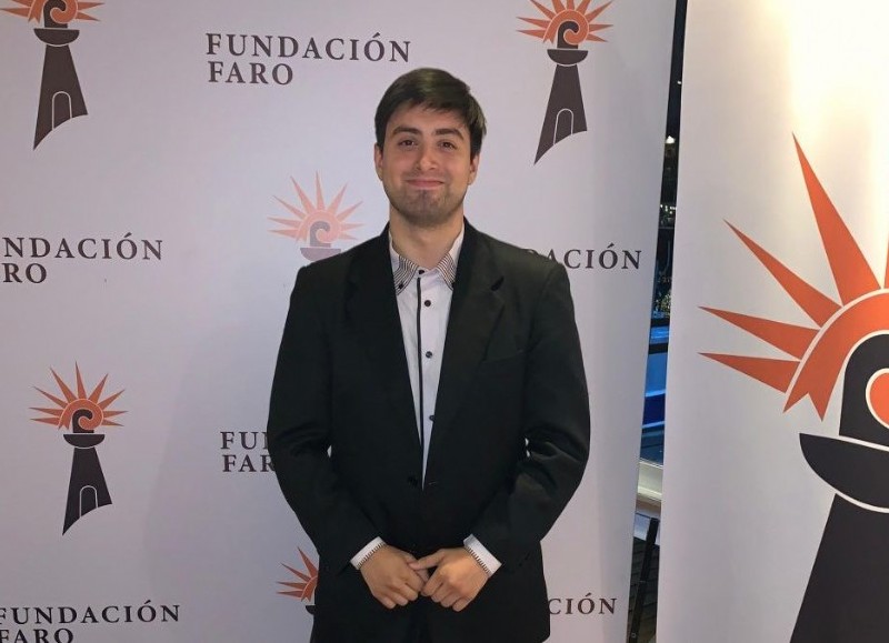 Alan Silva, referente de la Fundación FARO y ex presidente de la agrupación "Líderes Liberales" en Bragado.