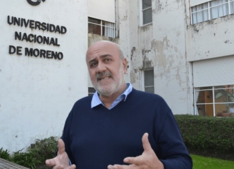 El rector de la Universidad Nacional de Moreno (UNM), Hugo Andrade.