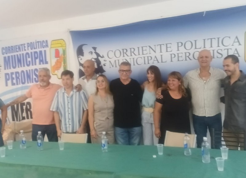 Reunión del espacio local Corriente Municipal Peronista en Moreno.