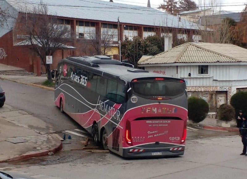 El hecho produjo demoras a los vehículos que transitaban por Moreno.