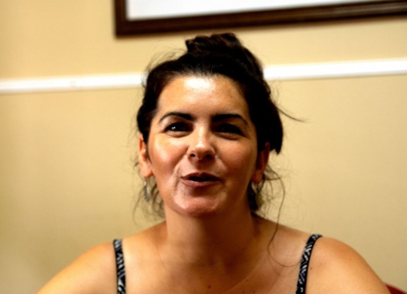 La intendente de Moreno, Mariel Fernández.