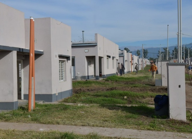 Viviendas sociales en Moreno.
