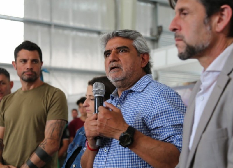 Walter Correa presenció la inauguración de la “Expo General Rodríguez”.