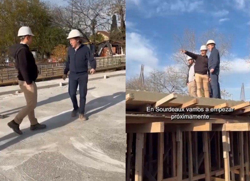 Avanza la construcción del nuevo puente de la calle Tucumán sobre el arroyo Los Berros, en barrio Obligado.