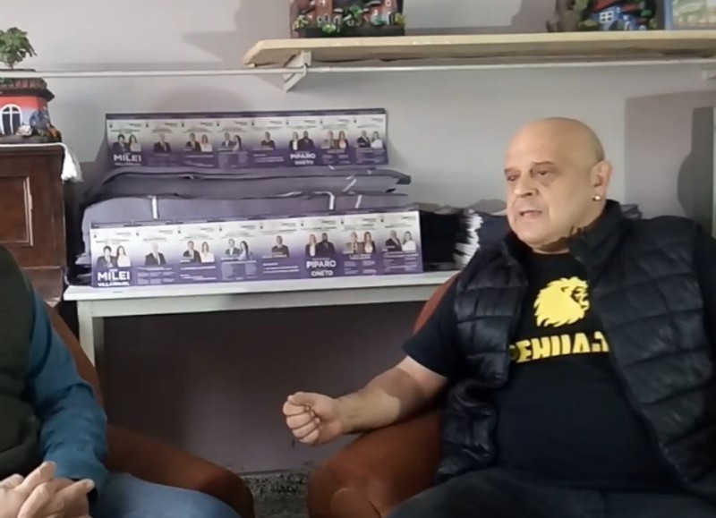 El ex candidato de La Libertad Avanza (LLA) en Pehuajó, Mauro Más.