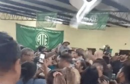 La asamblea de ATE local terminó suspendida por enfrentamiento a piñas