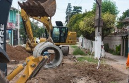 José C. Paz: continúan los trabajos hidráulicos en la calle Tres Maria
