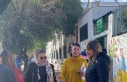Agostinelli: "Vamos a impulsar y promover los espacios de aprendizaje para los niños" en Moreno