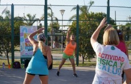 Se realizó una nueva clase de zumba en Merlo